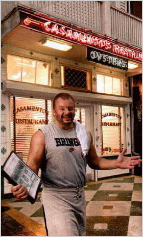 CJ Gerdes, grandson of restaurant founder Joe Casamento and co-owner with his wife Linda.