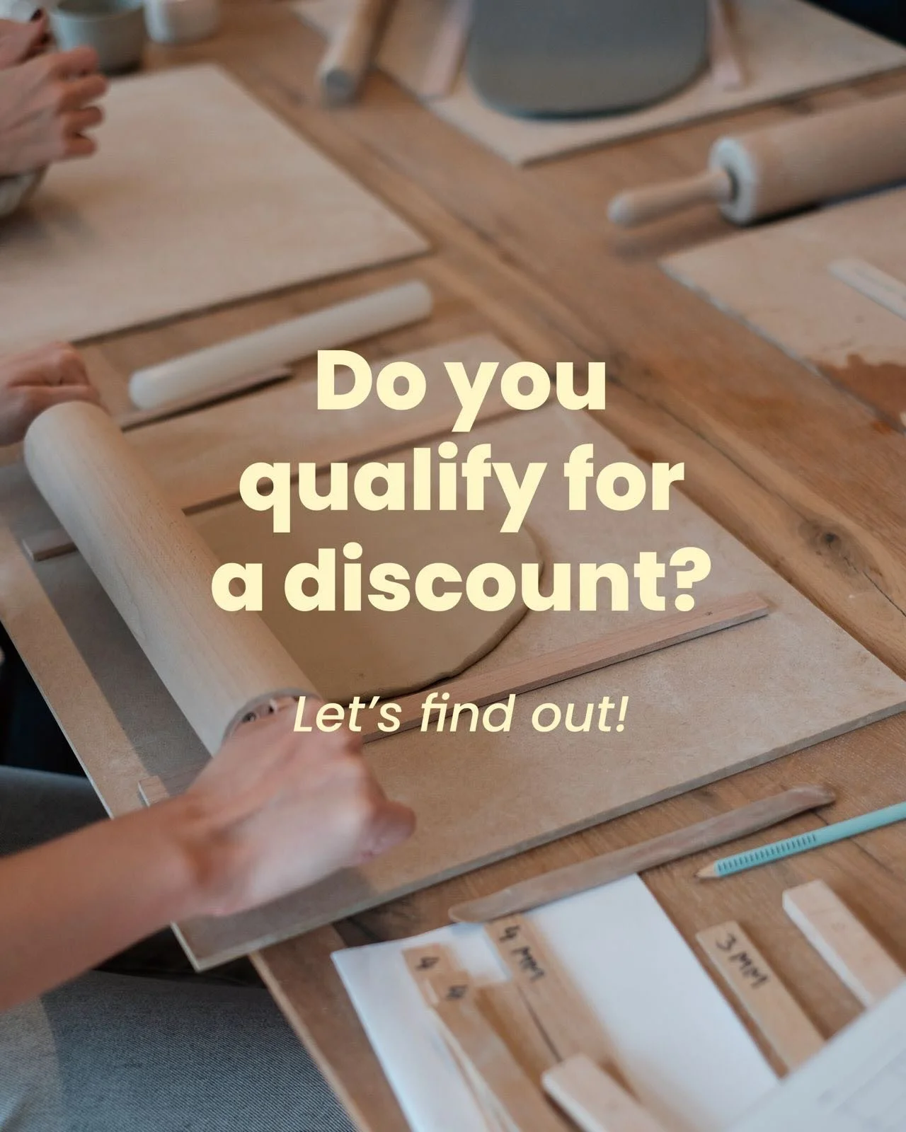 Coucou!! Good News incoming 🤭✨

It&rsquo;s important to us that as many people as possible have access to creative work!

Would you like to benefit from our discounts? Then swipe to see what applies to you.☀️🌿

For more infos write us an email more