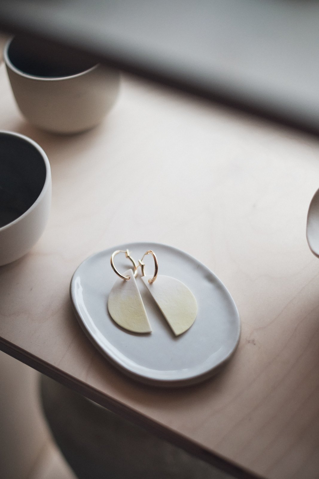 Porcelain earrings