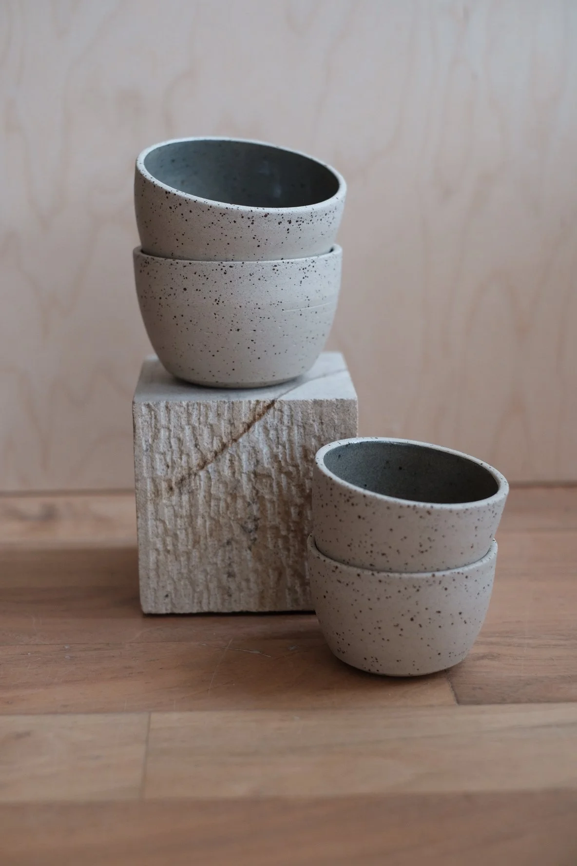 Speckled Stoneware Coffee Cup