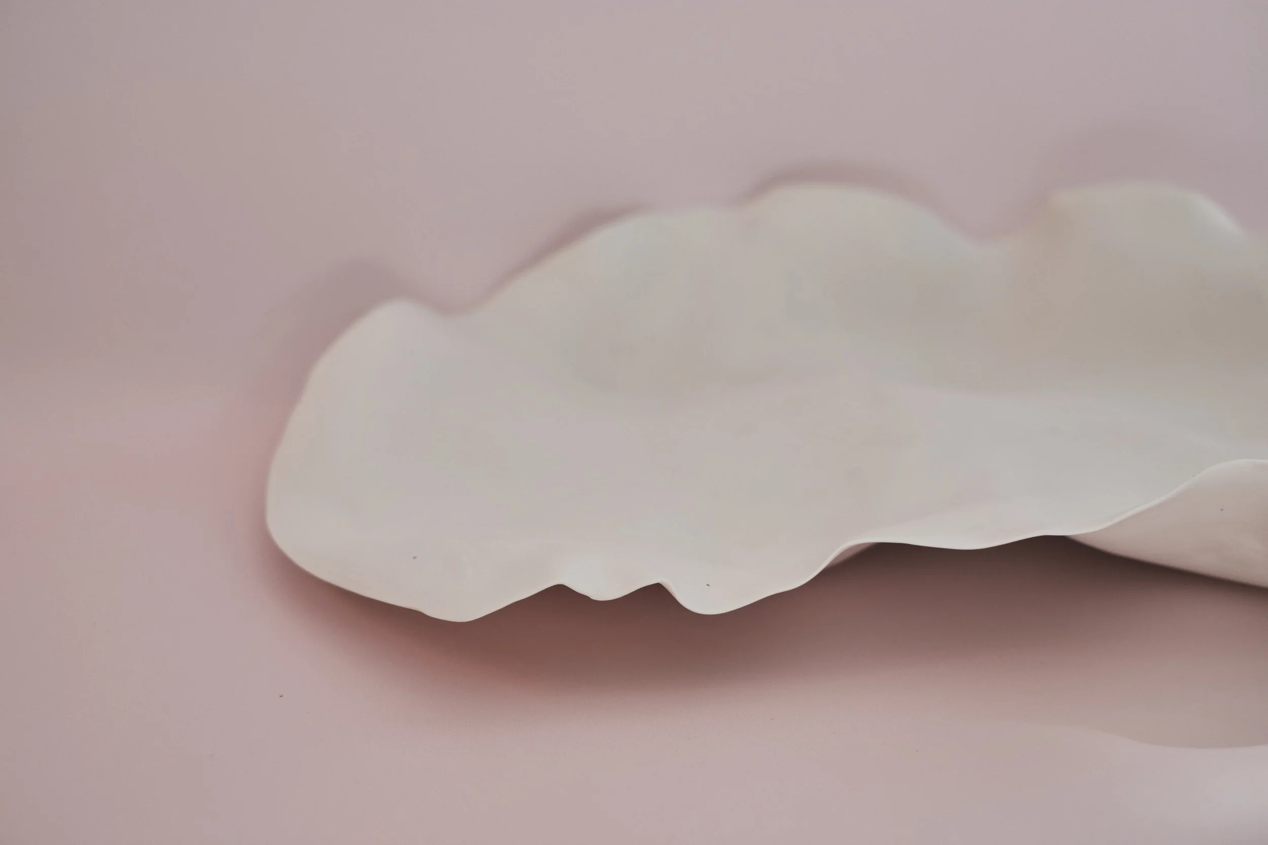 file STUDIO ROKA  ceramics - serving plate handmade wavy tray white 3.jpg