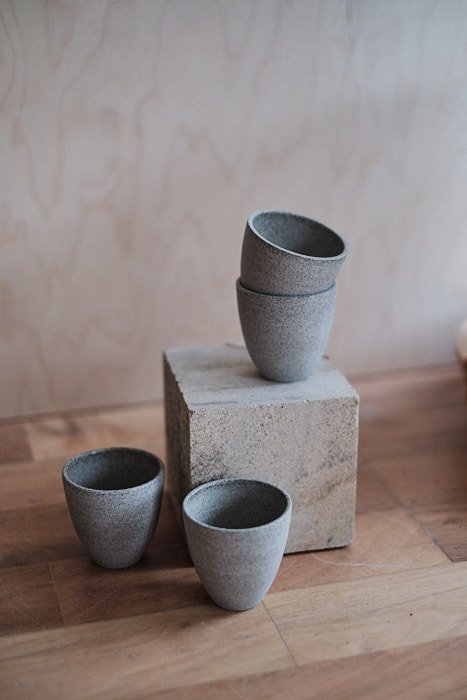 file STUDIO ROKA - espresso cups gray porcelain 1.jpg