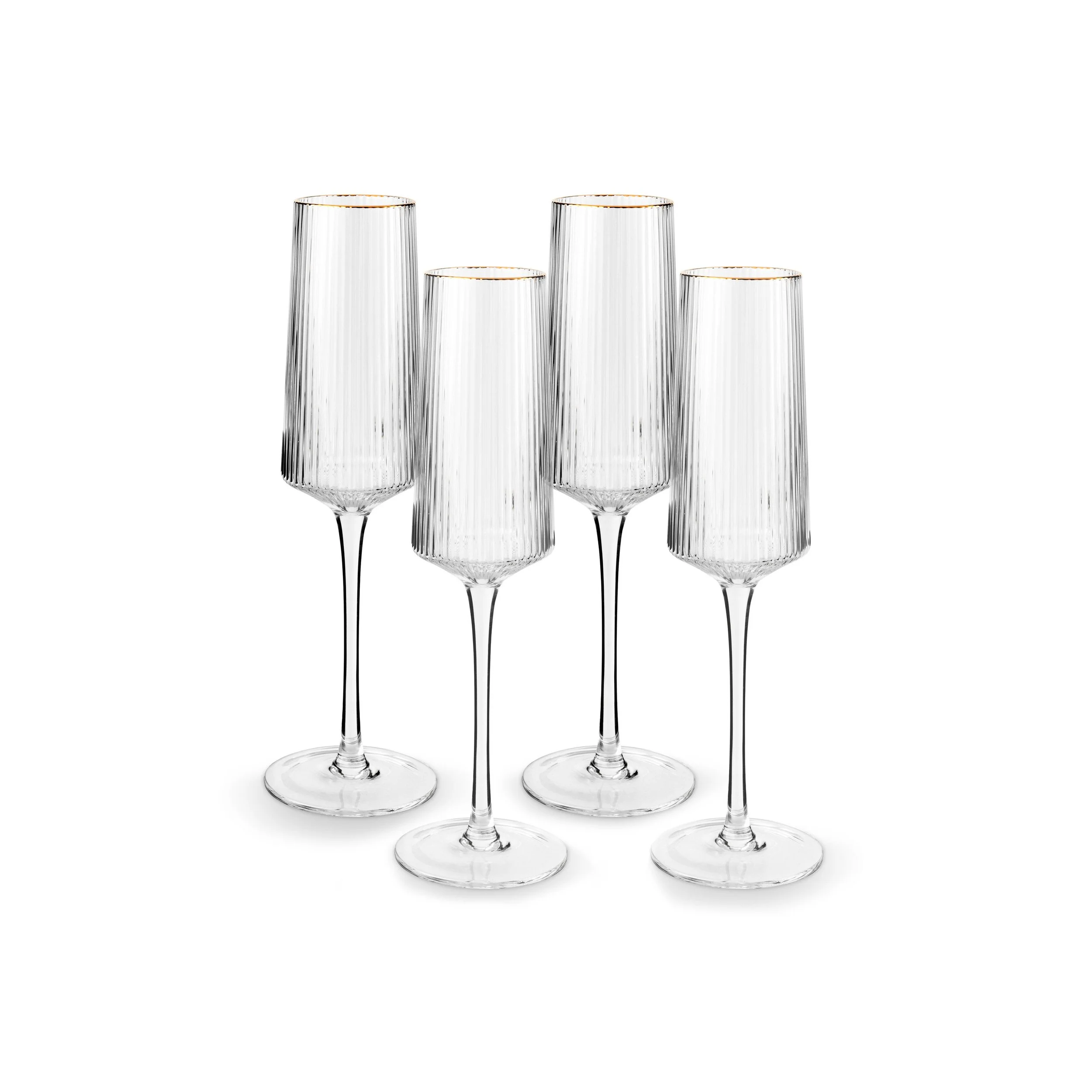 champagne glazen goud