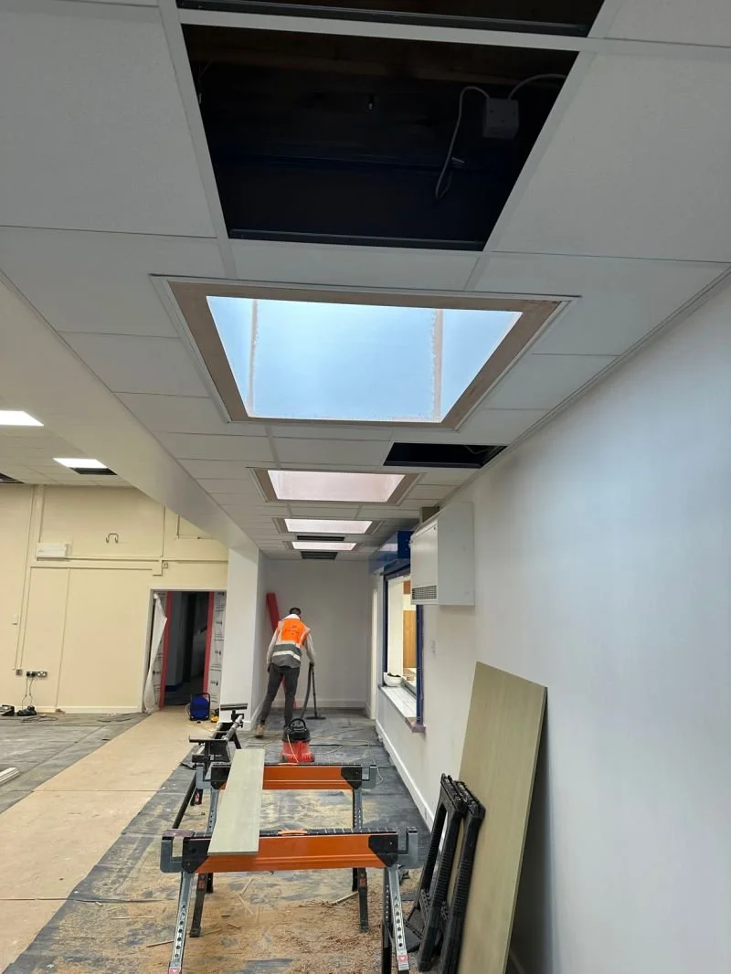 School Refurbishment — JR Whinfrey Ltd Plastering, Rendering and Dry