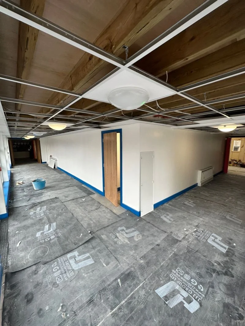 School Refurbishment — JR Whinfrey Ltd Plastering, Rendering and Dry