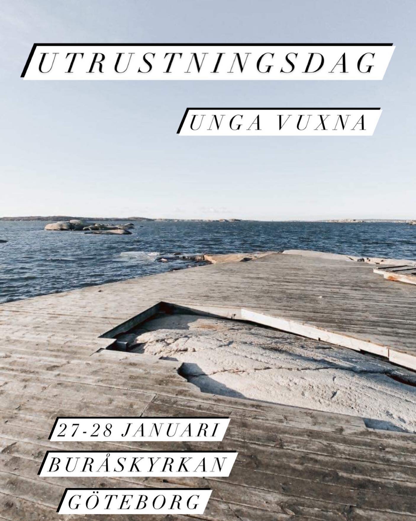 UTRUSTNINGSDAG f&ouml;r UNGAVUXNA!

I januari finns m&ouml;jlighet f&ouml;r dig som fyllt 20 att komma till Bur&aring;s och bara ta emot. Det kommer vara ett kv&auml;llsm&ouml;te p&aring; fredagen och en fullsp&auml;ckad h&auml;rlig dag p&aring; l&ou