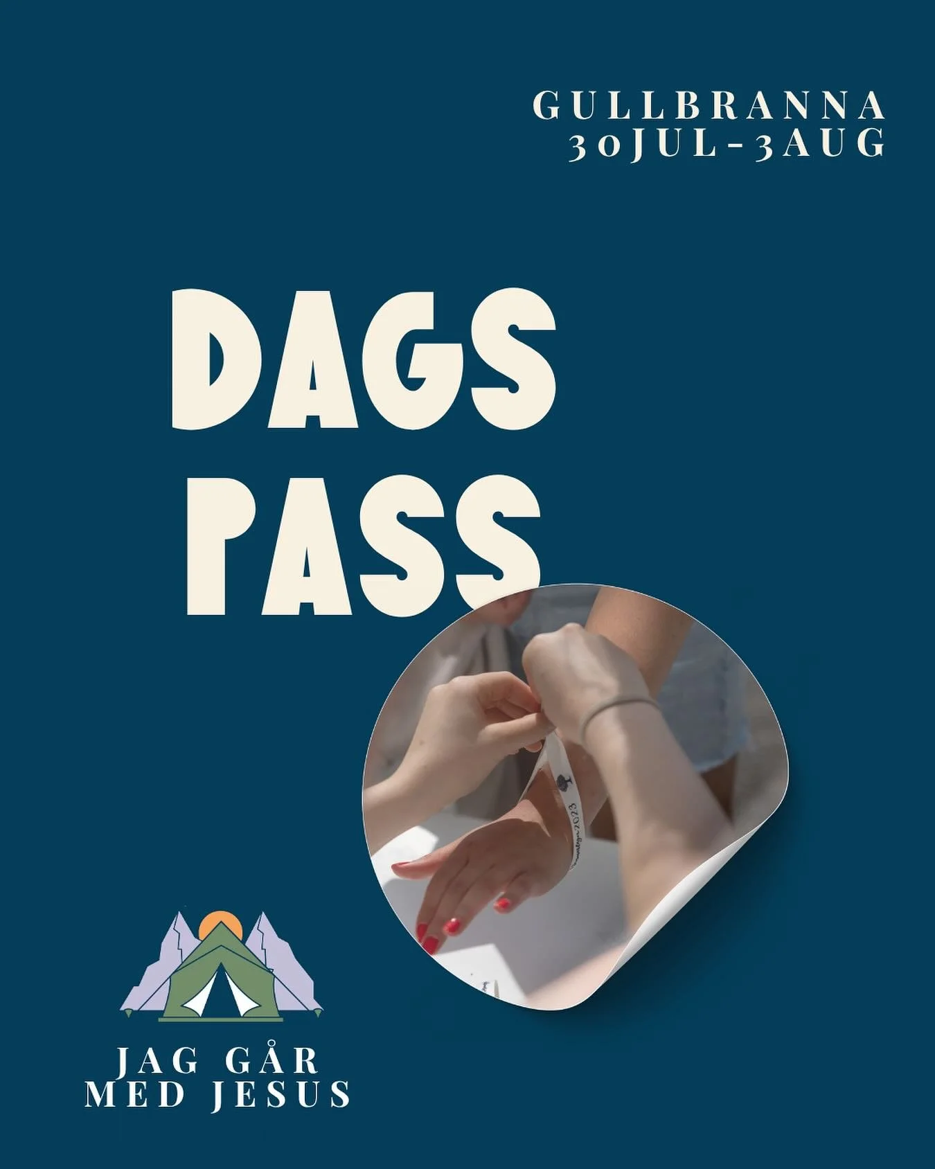 Vill du komma till sommarens läger över dagen? Då kan du köpa ett dagspass i ungdomsoas mötesbyrå för 150kr.
Mat och boende ingår inte (finns mat att köpa på Gullbranna).
Vi ses!🙌🏼🙌🏼