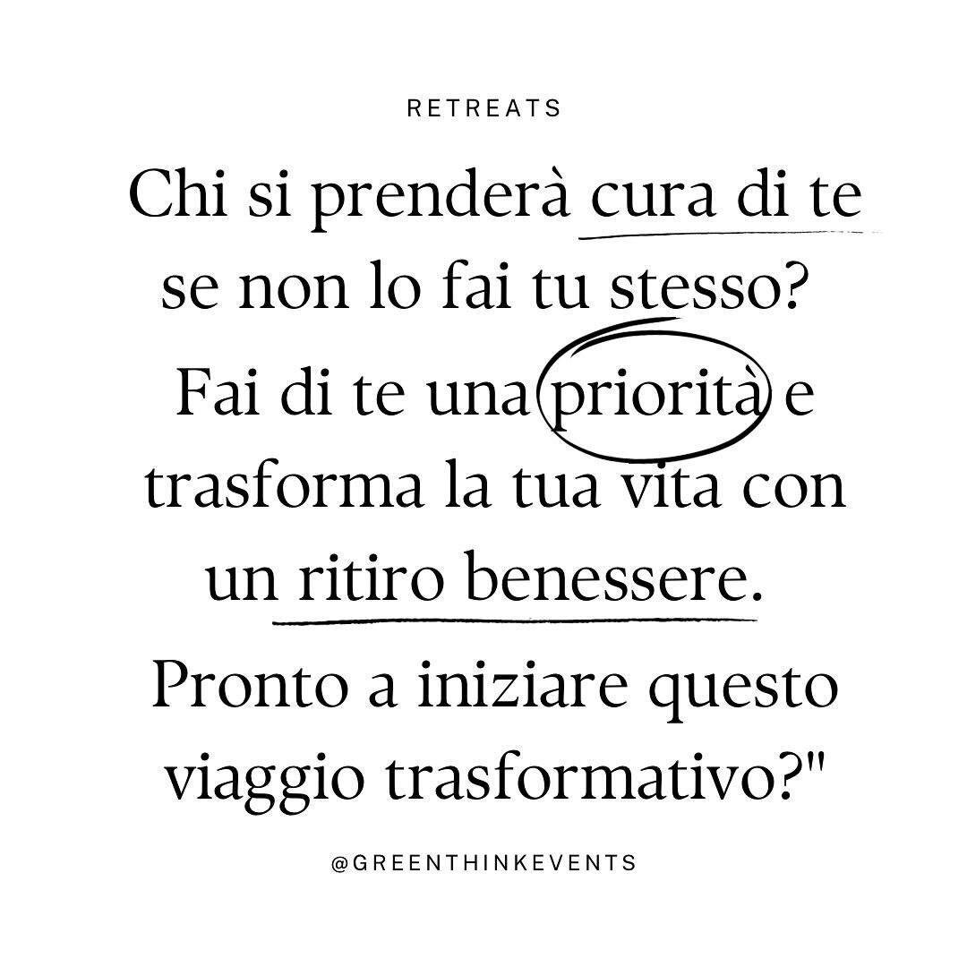 Scopri le proposte ESCLUSIVE di RETREATS con tariffa dedicata di 2 notti per GREEN THINK 🧘&zwj;♀️

Scoprirai con noi il METODO della Dottoressa @annamaria_acquaviva a @palazzodivarignana 

➡️ DETOX &amp; RECUPERO ENERGETICO

➡️ SLIM &amp; BEAUTY

➡️