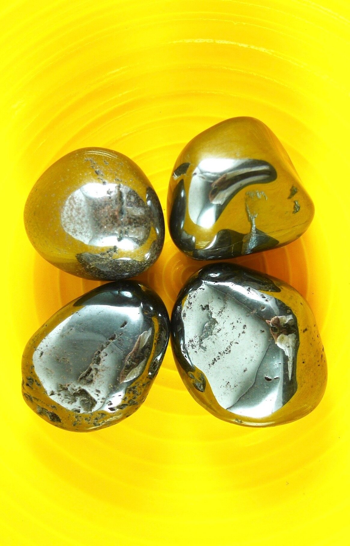 Bracelet hématite et cristal de roche - Fait main Bretagne