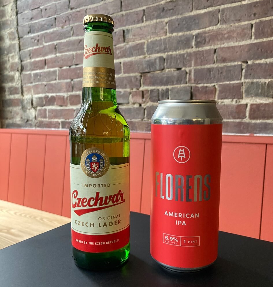 Three pieces of good news!

🍻 Two new beers have been added to the menu: Austin Street Florens IPA and Czechvar Lager. 

🍕 The Pizza Alla Vodka Sauce special pie will be on the menu again this week. Don&rsquo;t miss it! 

💨 And most exciting - no 