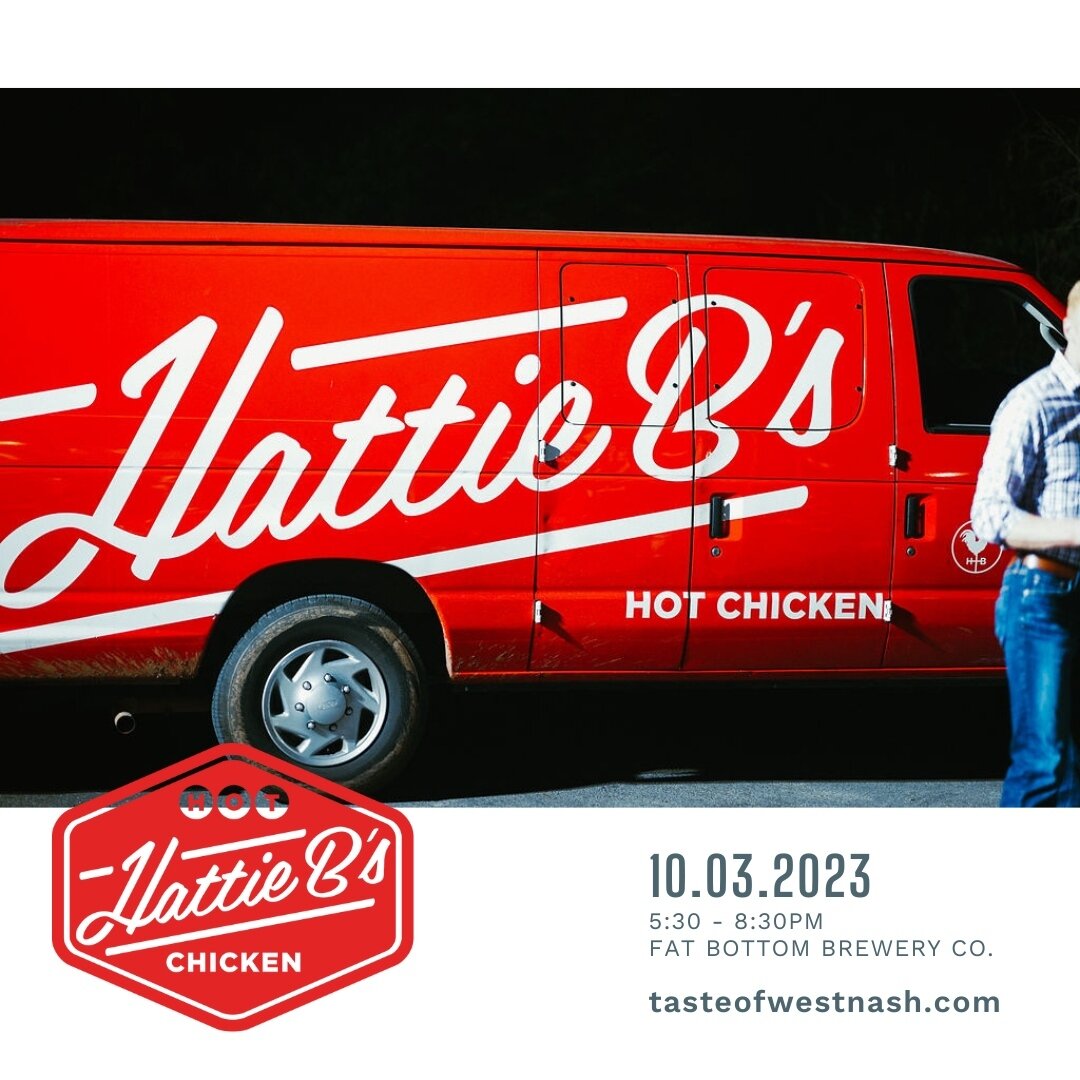 Last but never least, we are thrilled to welcome Hattie B's back for another year of Taste! ⁠
⁠
Hattie B's goal from day one has been to offer authentic Nashville hot chicken served with a little bit of style and a lot of hospitality in a fun, high-e