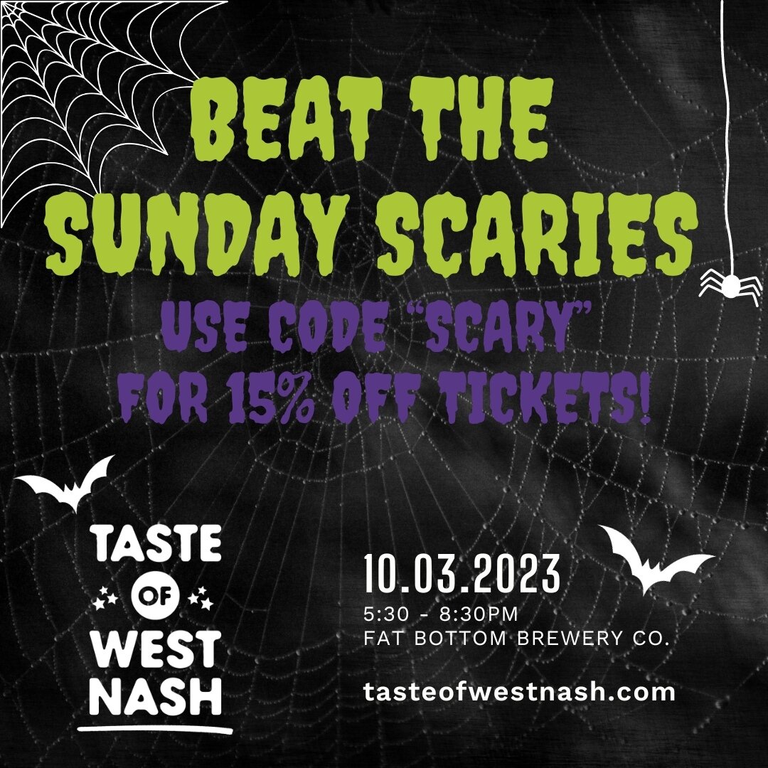 BOO! We are celebrating Taste Month with a ScArY good deal! Take 15% off your tickets to Taste TODAY ONLY with code 'SCARY' 😱 Tell your friends and buy a ticket before we sell out!👻⁠
⁠
*Offer expires at midnight tonight. ⁠
⁠
#sylvanpark #charlottea