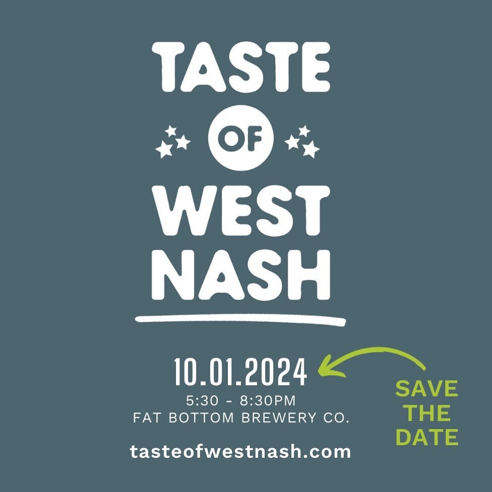Hey friends! We just wanted to pop on here and give you the 2024 Taste of West Nashville date so you have something to look forward to 🤩🤩🤩 Only 235 more days, but who&rsquo;s counting? 

Comment who you&rsquo;d like to see this year at Taste! Spot