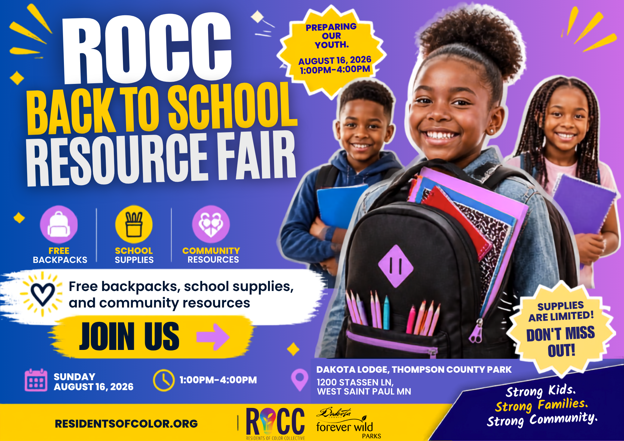 ROCC Back to School Resource fair
