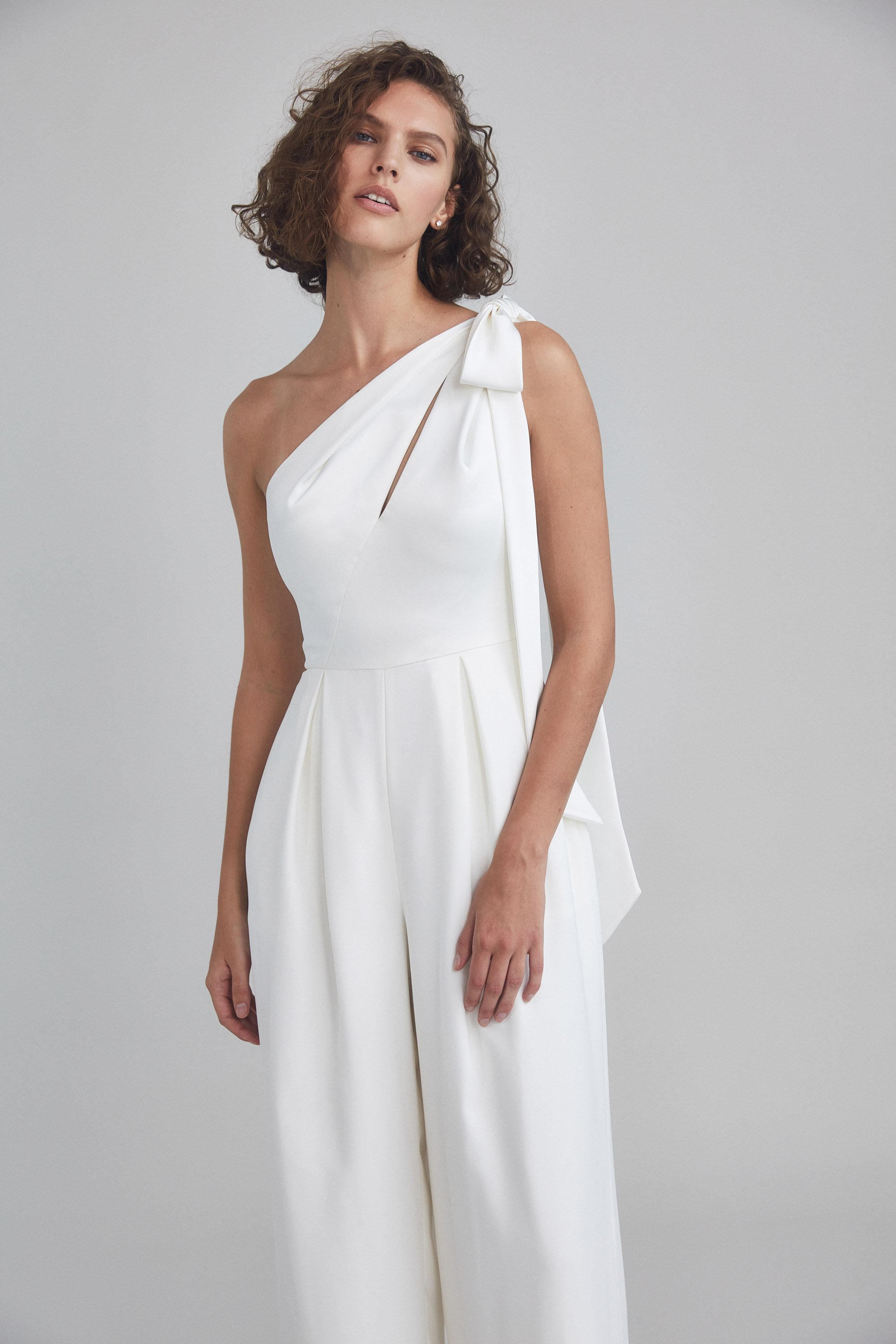 Amsale + Little White Dress + LW194 + Fluid Satin + One-shoulder + Bow + Pockets + Mood2.jpg