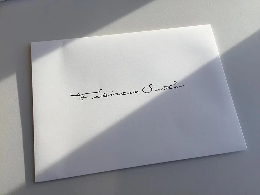 Calligraphy envelope