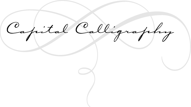 Calligraphy services in Surrey