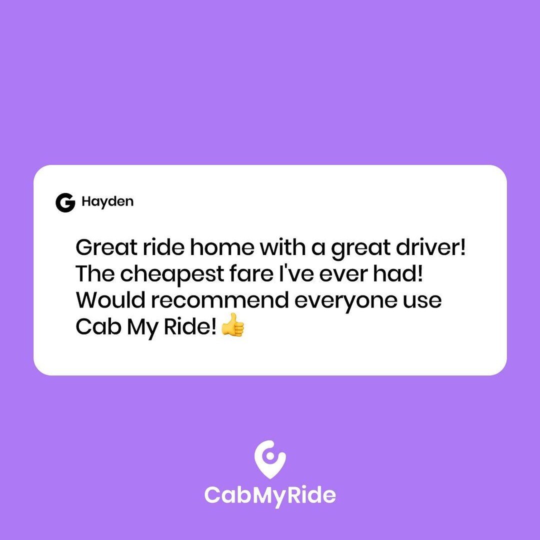 Thanks, Hayden! Cheaper Fares &amp; Quality Service 💜