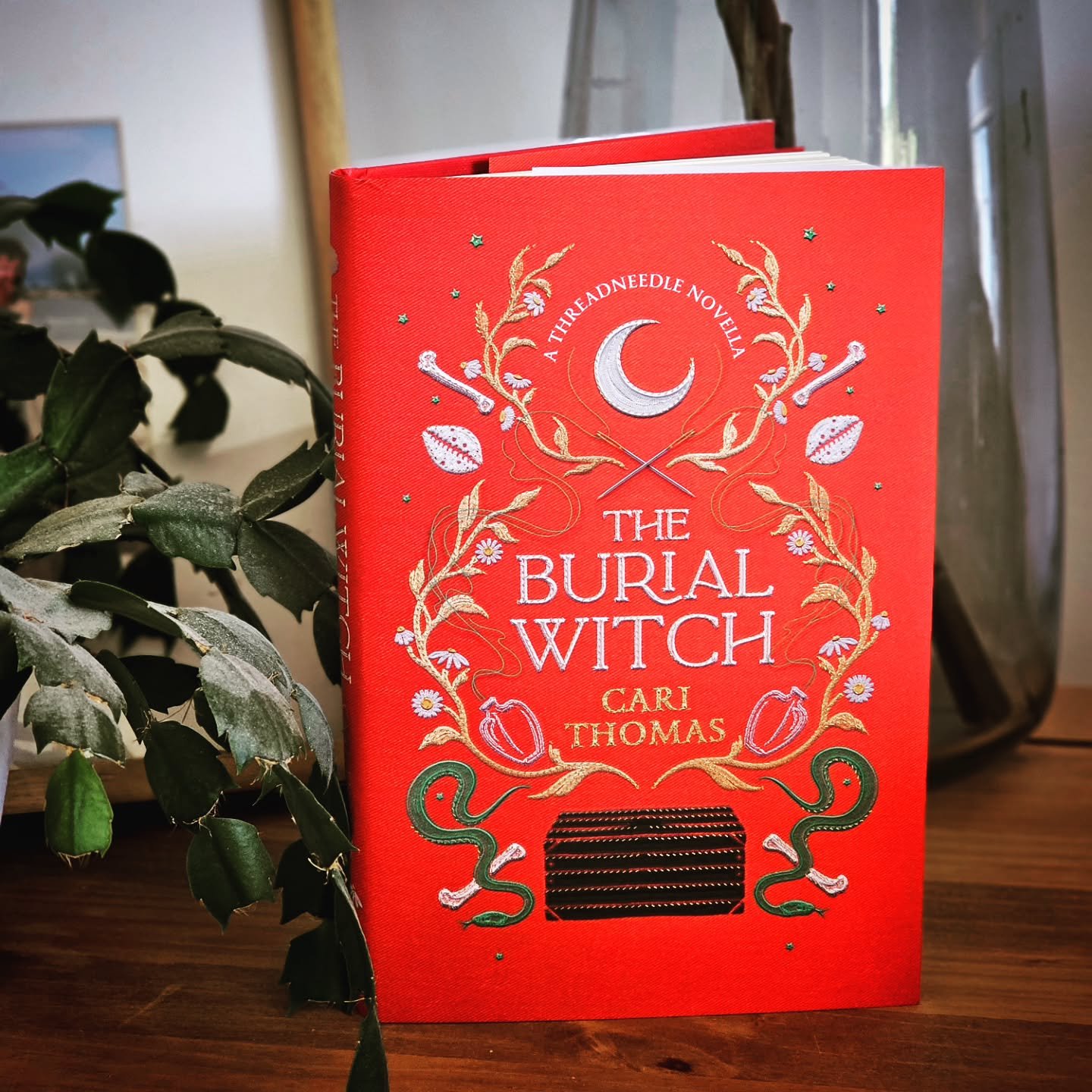 It really POPS 😁😍🐍

#TheBurialWitch

.
.
.
#Shadowstitch #Threadneedle #novella #coverdesign #author #witchpower #bookcover #bookcoverdesign #quotesgram #bookmagic #bookstagram #harpervoyager #witchesofig #fantasyfiction #magic #urbanfantasy #witc