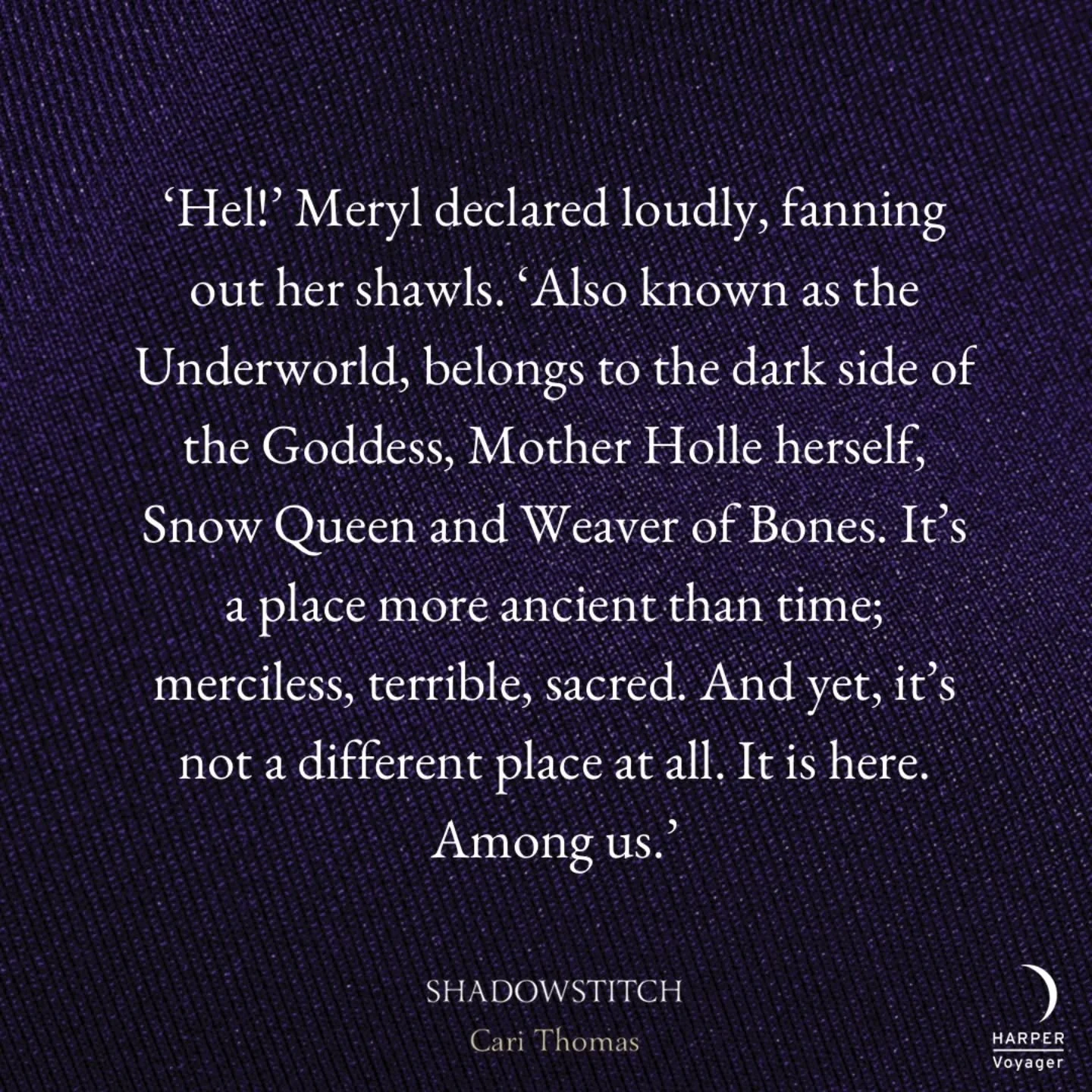 #Shadowstitch quote inspired by Dr Faustus, one of my all time faves: "Why this hell, nor am I out of it." 

.
.
.
#Threadneedle #bookquotes #bookstagram #witchesofig