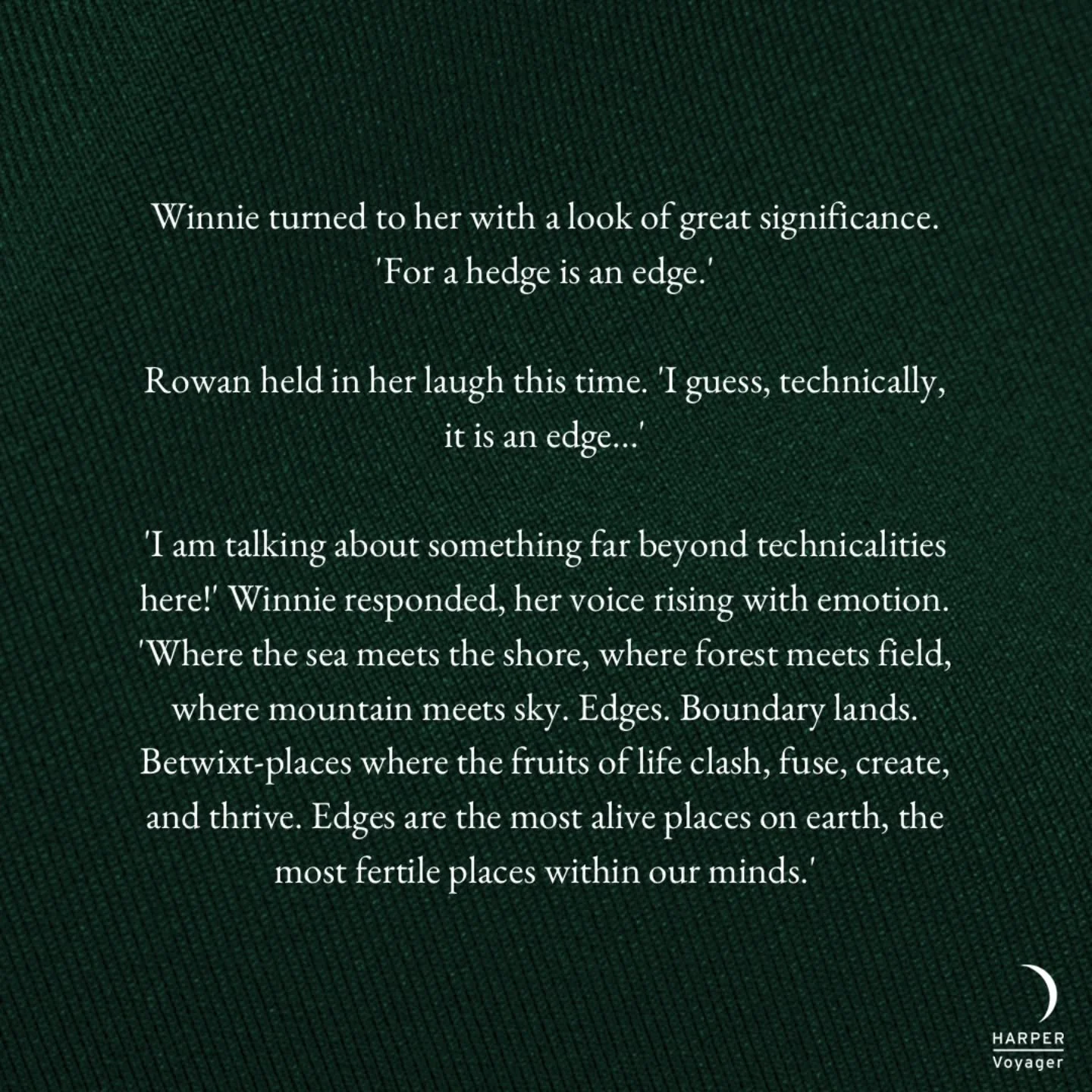 To celebrate May Day here's a quote from The Hedge Witch. The great philosophy of Winnie 😁🌱✨️

.
.
.
#beltane #threadneedle #fantasyseries #witchesofig #bookquotes