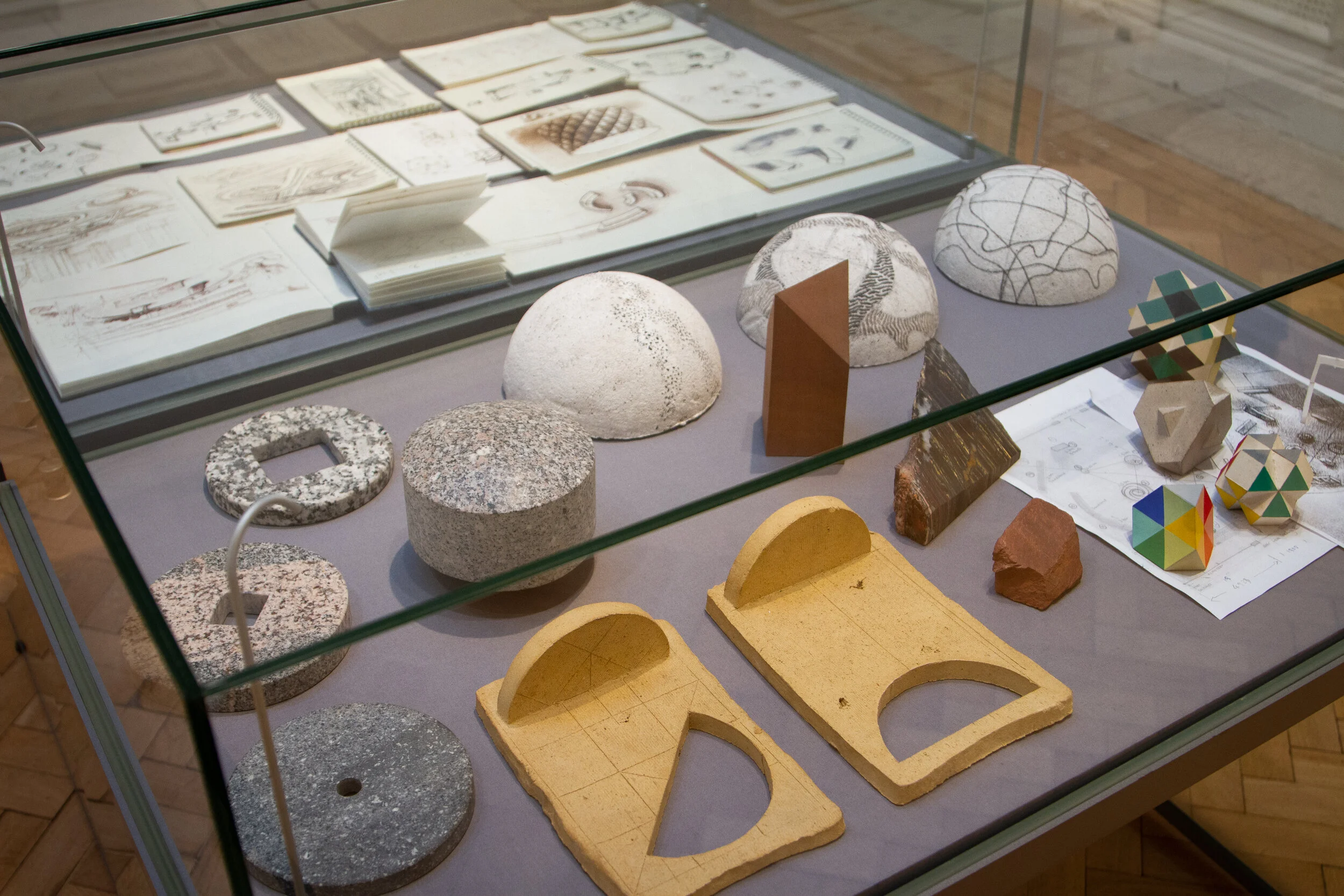 Sketchbooks and maquettes