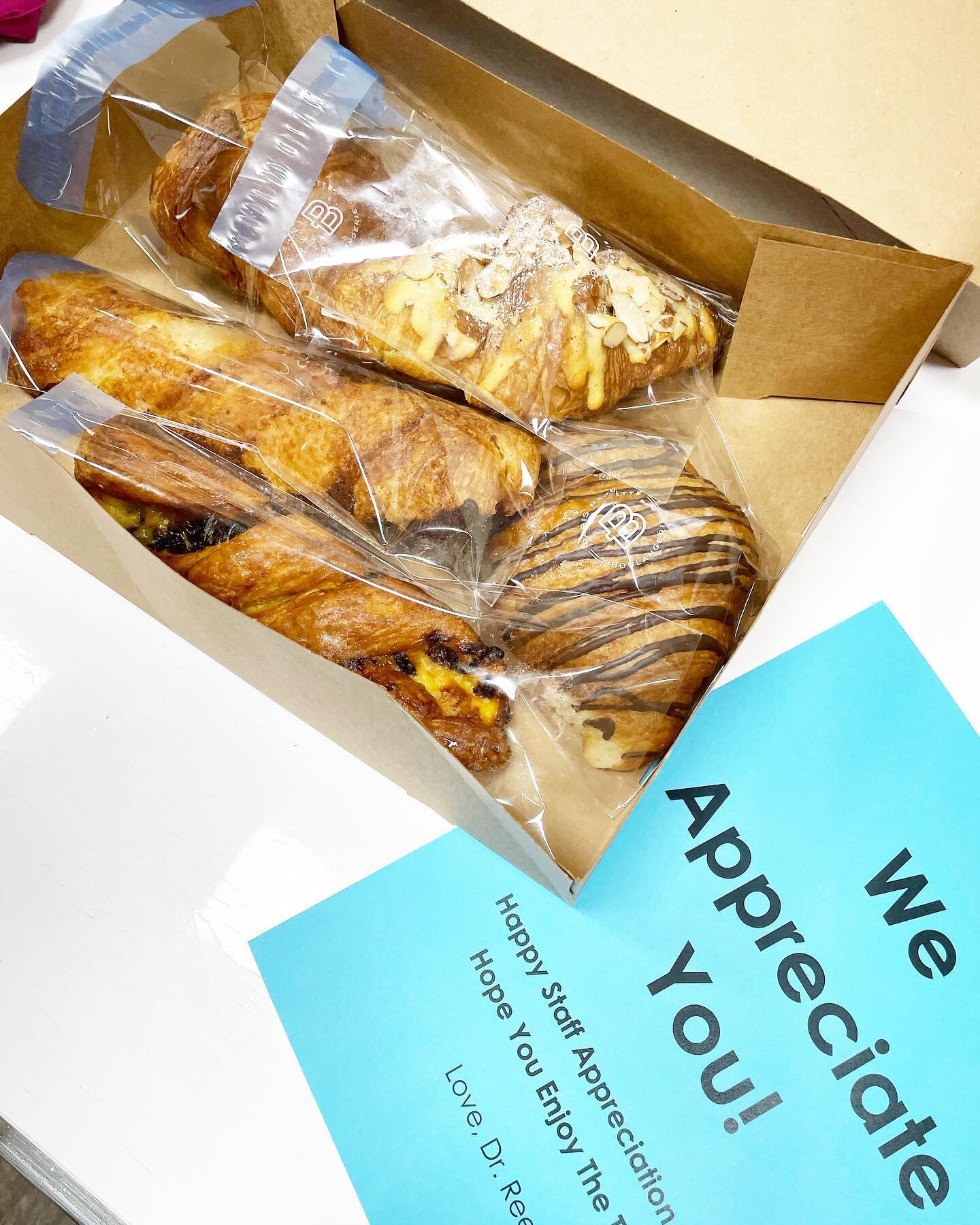 Celebrating Staff Appreciation Week here at DPDO!
&bull;
We are truly blessed with the most amazing team.
&bull;
Yesterday they enjoyed delicious breakfast treats.
&bull;
Sweet treats for the sweetest staff!