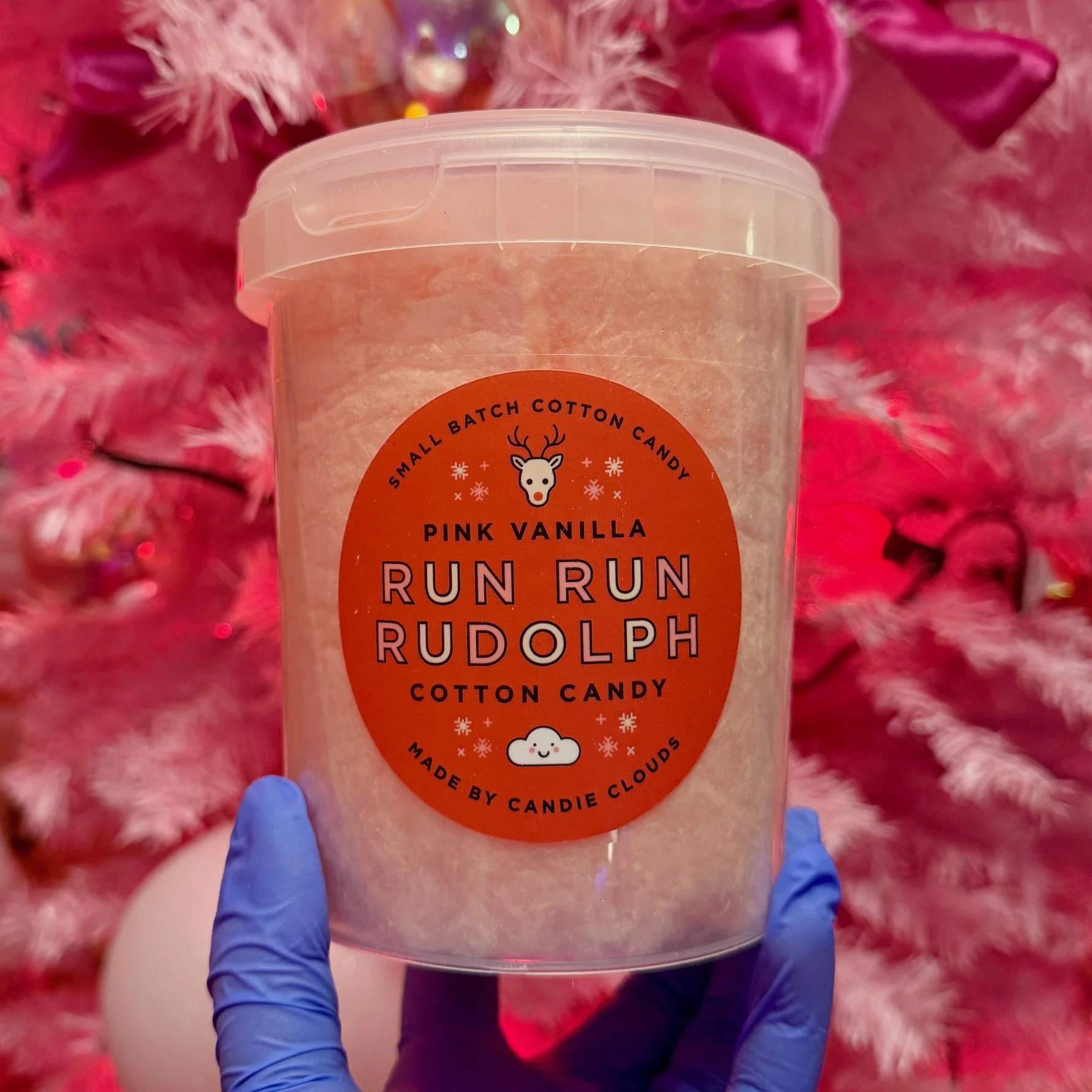 Run Run Rudolph - Pink Vanilla Cotton Candy