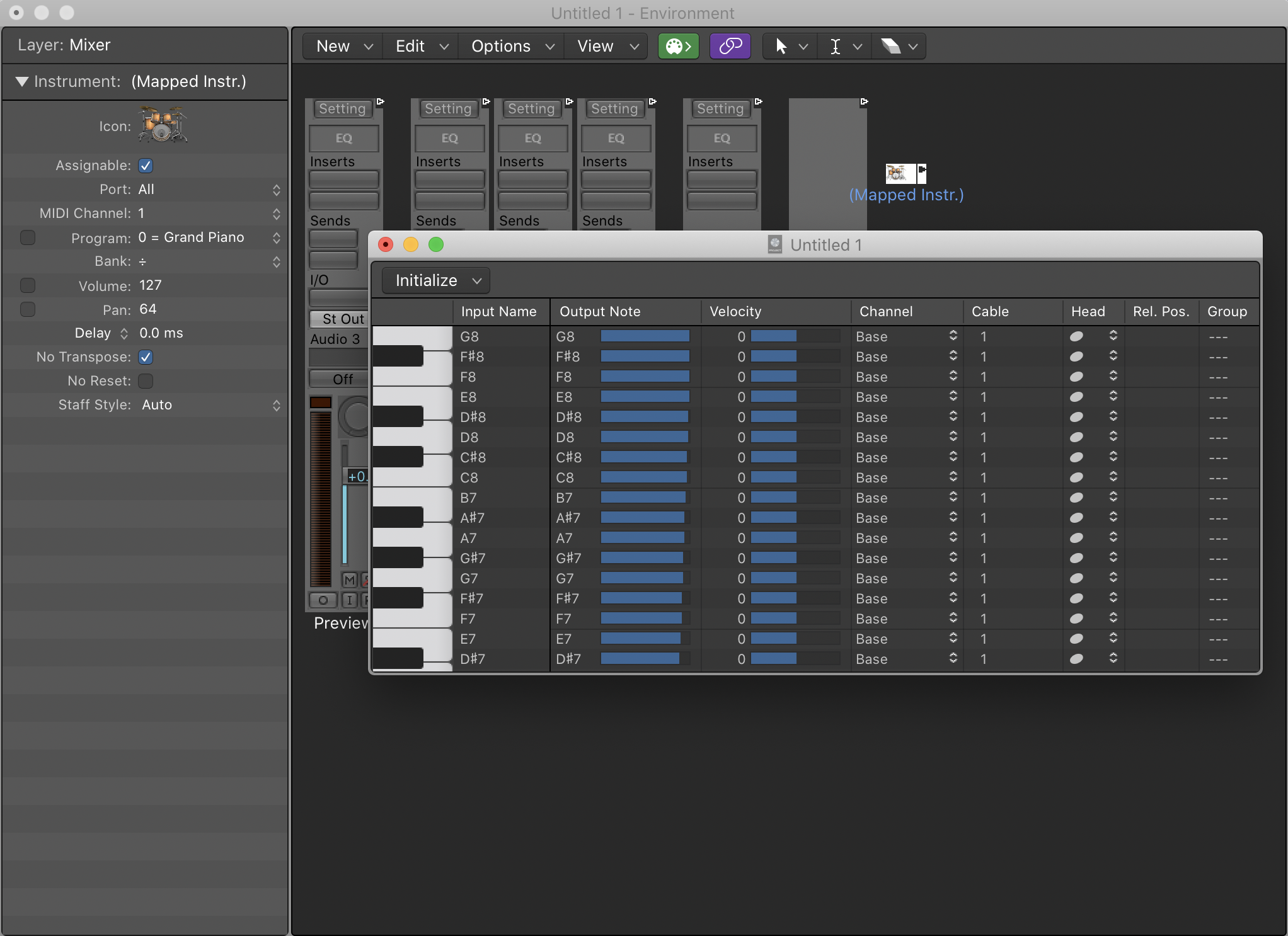 midi into logix pro how to make keys flat note midi into logix pro how to make keys flat note