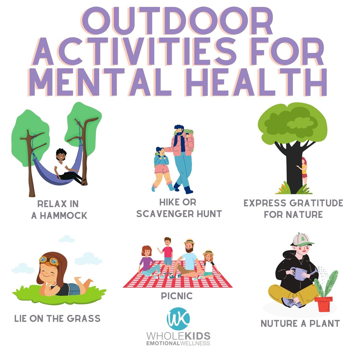 Getting outdoor is critical for our mental health.⁠
What do you like to do outside?⁠
⁠
When working with kids and teens in therapy we always encourage outdoor time. ⁠
⁠
We'd love to hear what you do outdoors! Nature is healing!⁠