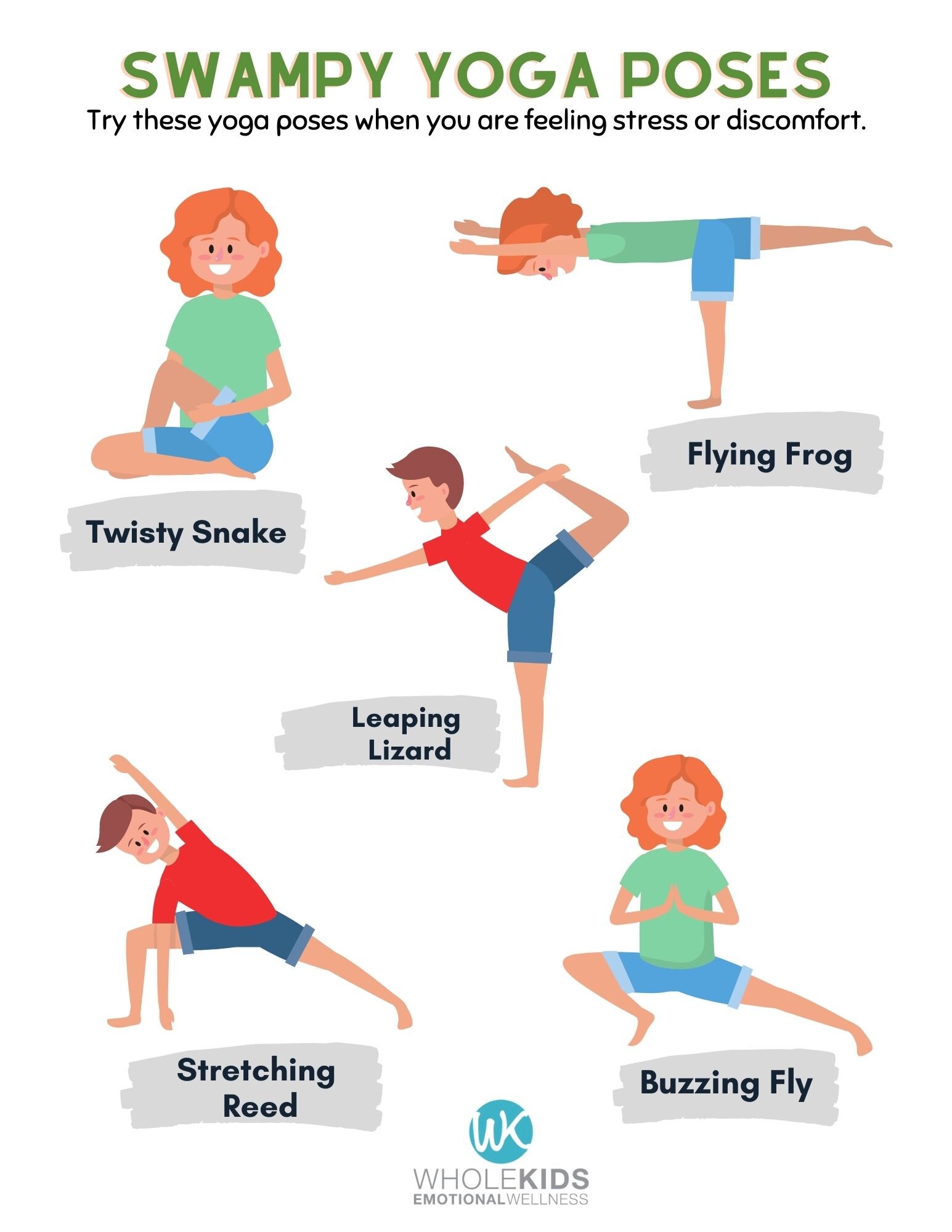 5 Fun Yoga Posts to De-Stress — WholeKids Emotional Wellness