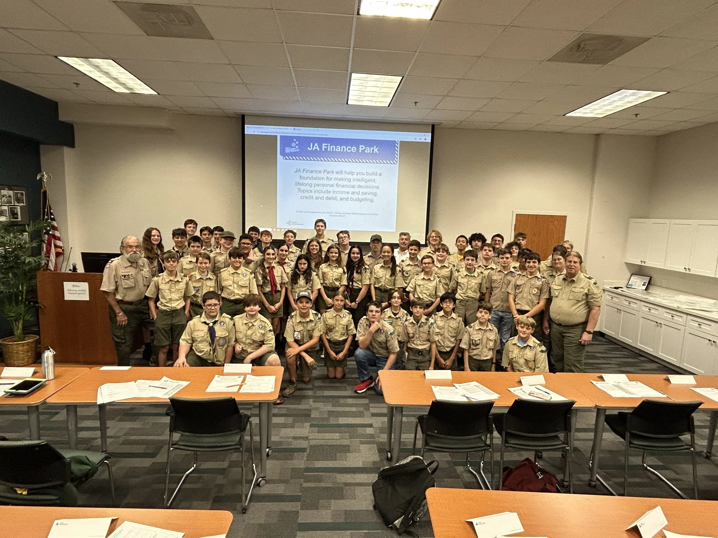 Boy Scouts Gain Real-World Financial Skills at JA Finance Park