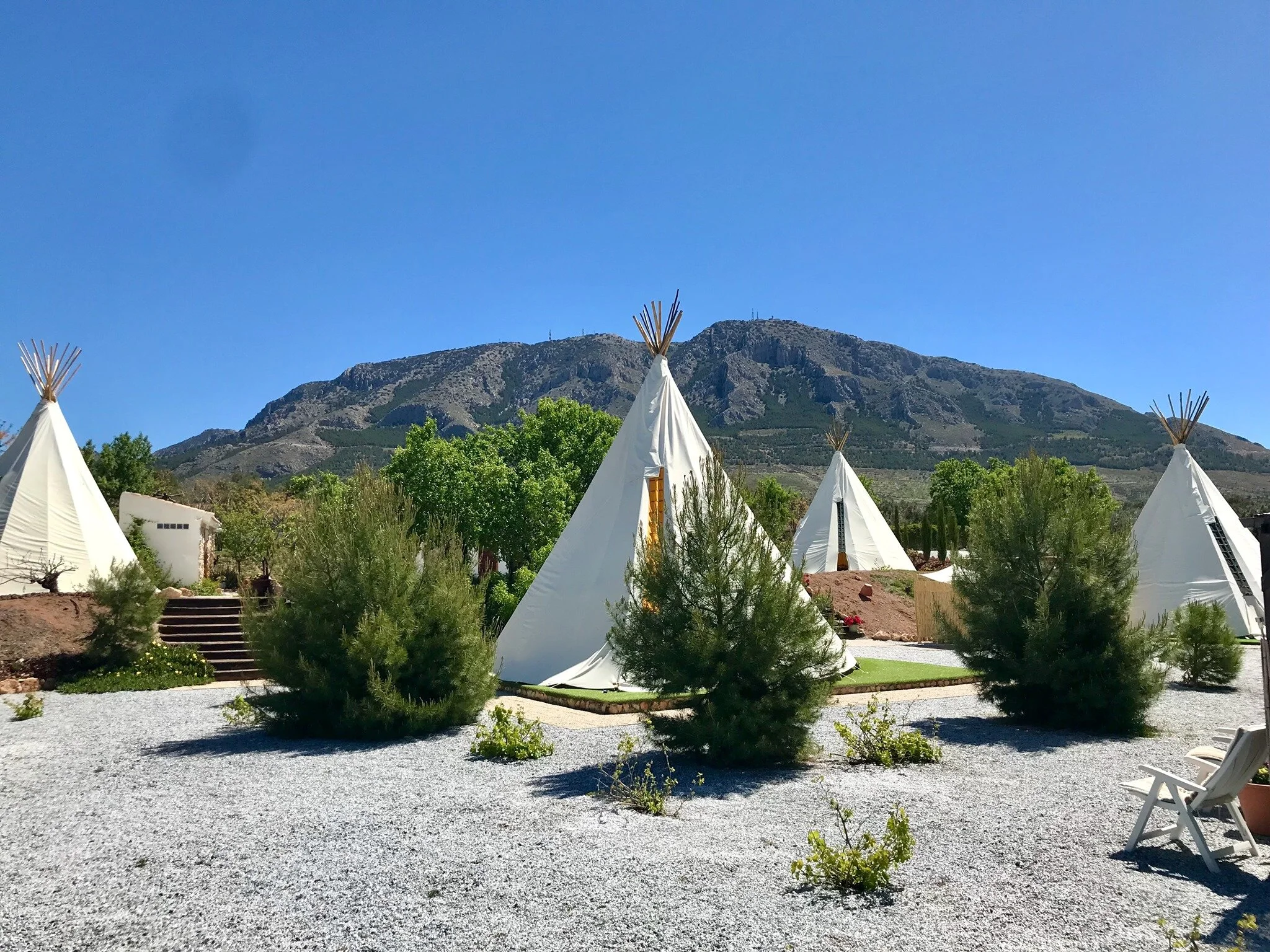 tipi village spain