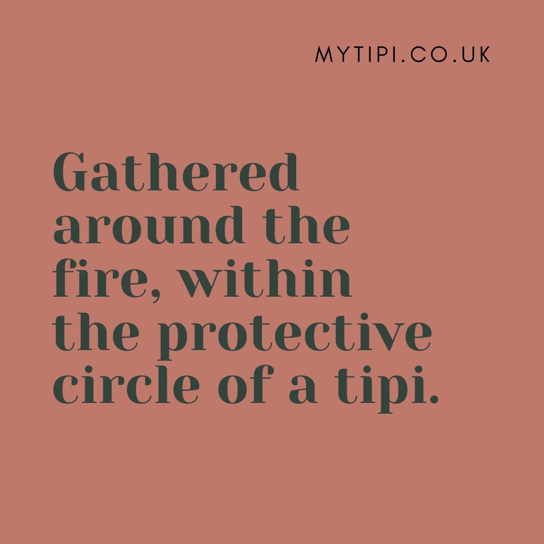 Gathered around the fire, within the protective circle of a tipi.  we return to the ancient practice of storytelling, sharing wisdom and laughter under the stars, rediscovering the joy of human connection, undisturbed by the pings and pressures of a 