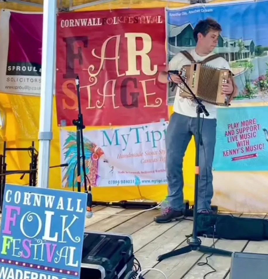 We are always so thrilled to sponsor the Far Stage at @cornwallfolkfestival each year, another fantastic weekend of music and local talent - thanks to all of the wonderful people who put this amazing event on, we know it takes such a lot of hard work