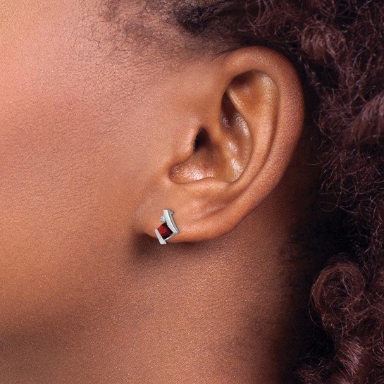 Garnet and Diamond Earrings model.jpg