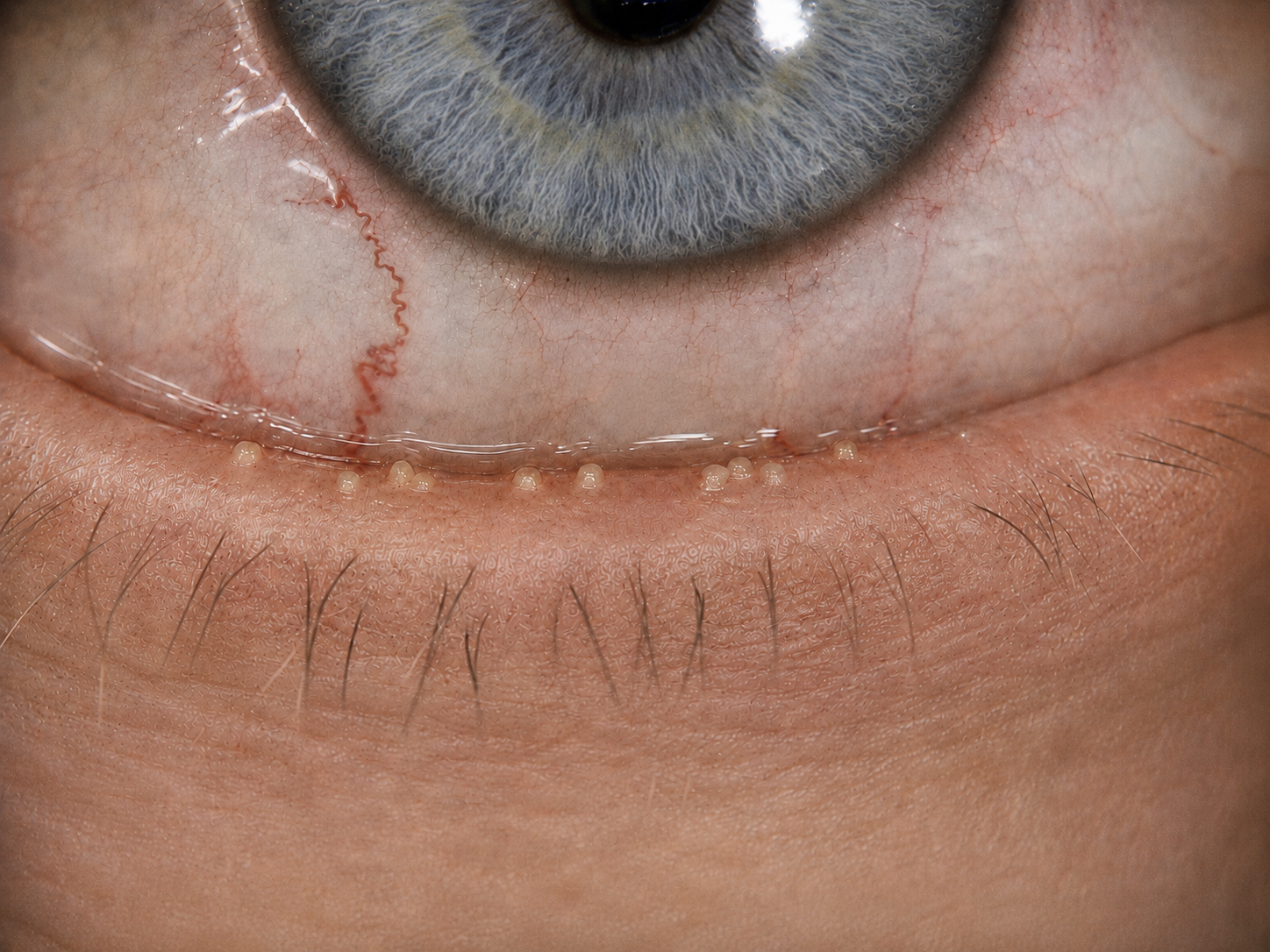 Meibomian gland dysfunction with thickened gland secretions treated with IPL dry eye therapy