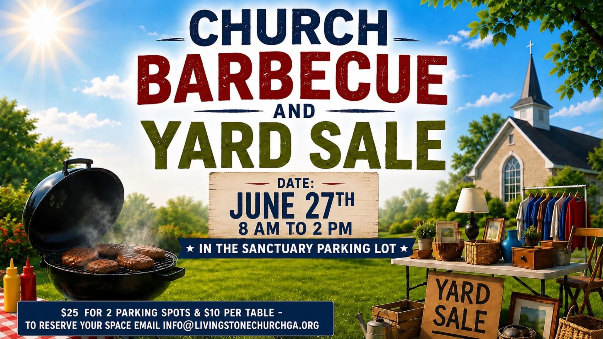 Church BBQ &amp; Yard Sale