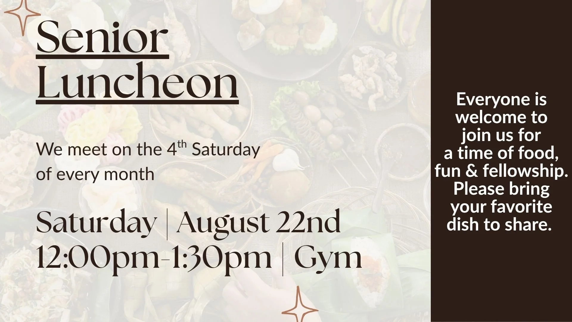 Senior Adult Luncheon