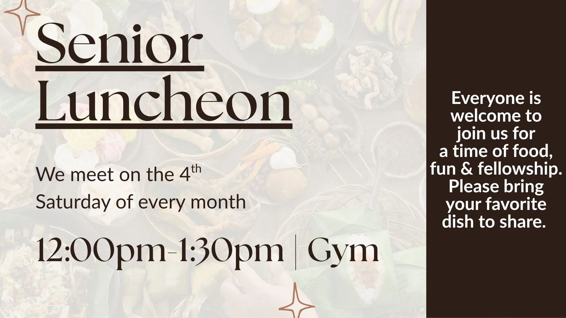 Senior Adult Luncheon