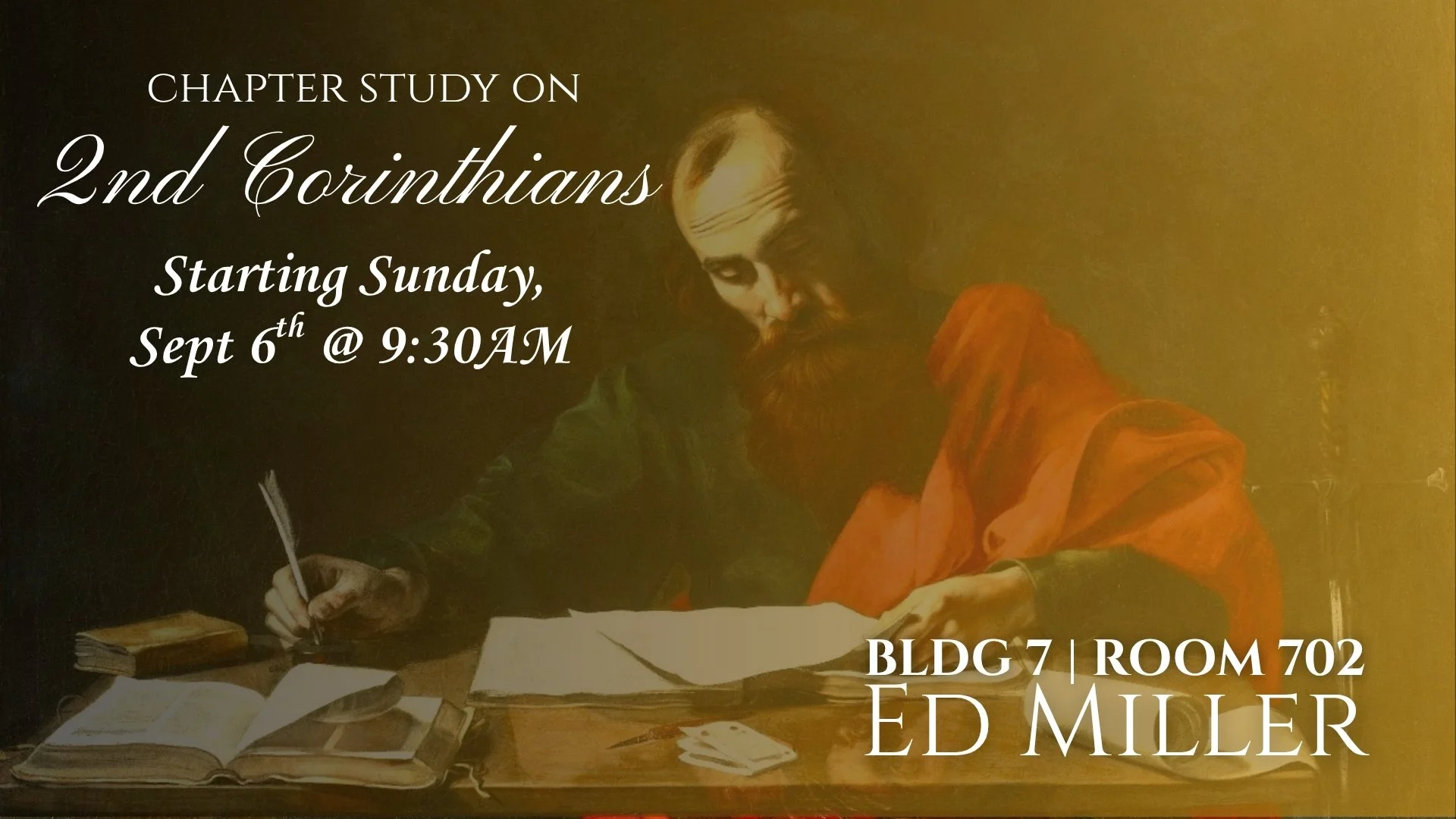 2nd Corinthians Bible Study