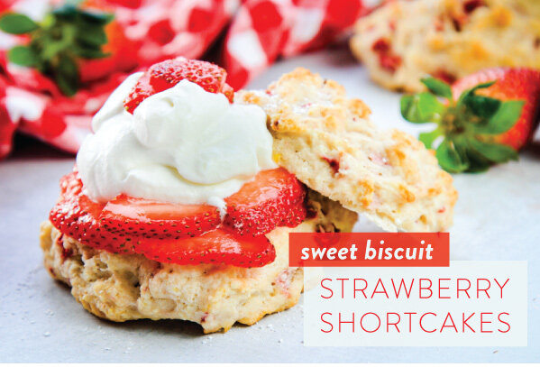 A Seasonal Treat! Sweet Biscuit Strawberry Shortcake