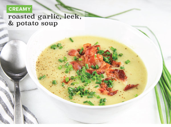 Bold flavors in a light spring soup!