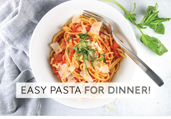 Easy Pasta Dinners from the Pantry