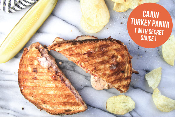 Cajun Turkey Panini with Secret Sauce