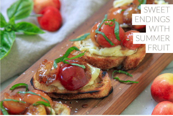 Three Grilled Summer Fruits