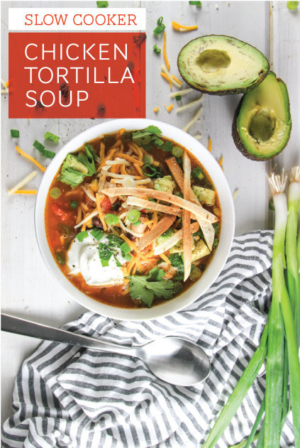 Slow Cooker Chicken Tortilla Soup