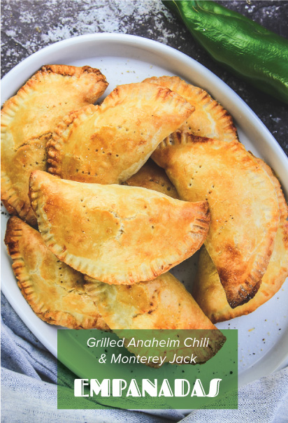 Empanadas with Chiles &amp; Cheese