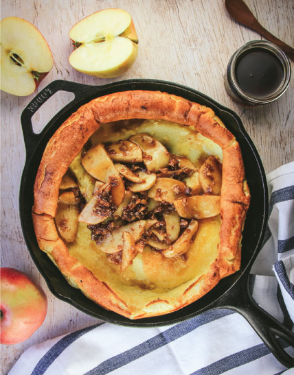 Make an Apple Cinnamon Dutch Baby Pancake