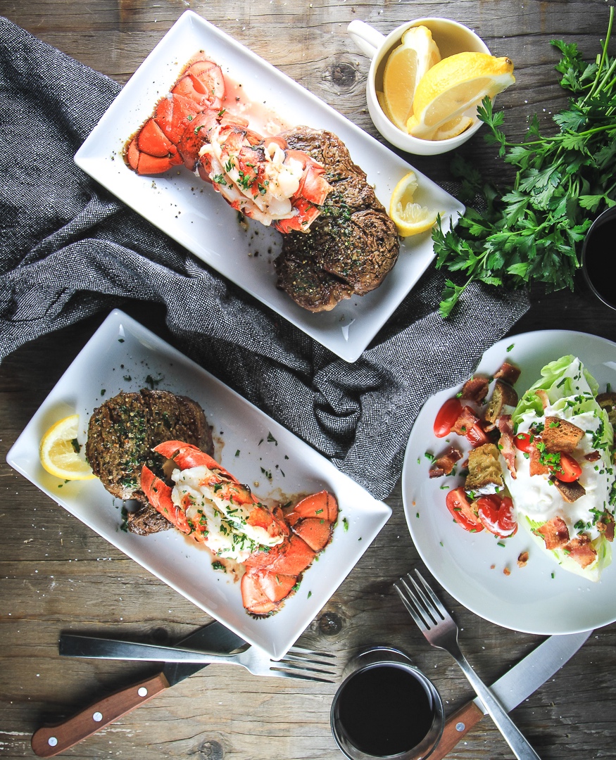 Couples Cooking! Date Night In with a Surf and Turf Menu